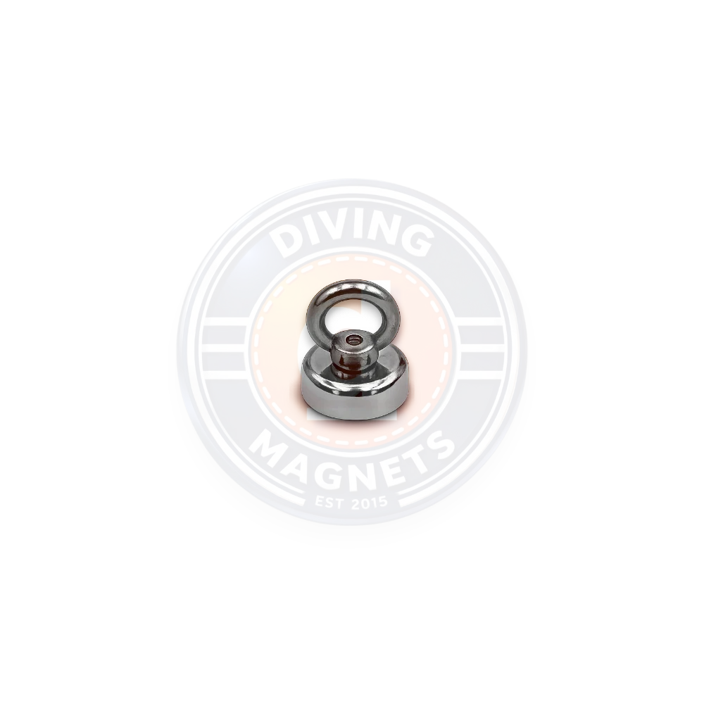 25mm neodymium pot magnet with steel cup housing for compact industrial mounting and magnetic holding