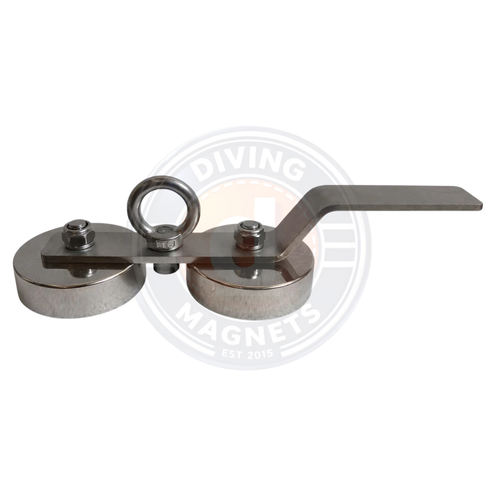Diver Magnet 500 ultra strong neodymium subsea magnet used by commercial divers for offshore tool holding applications