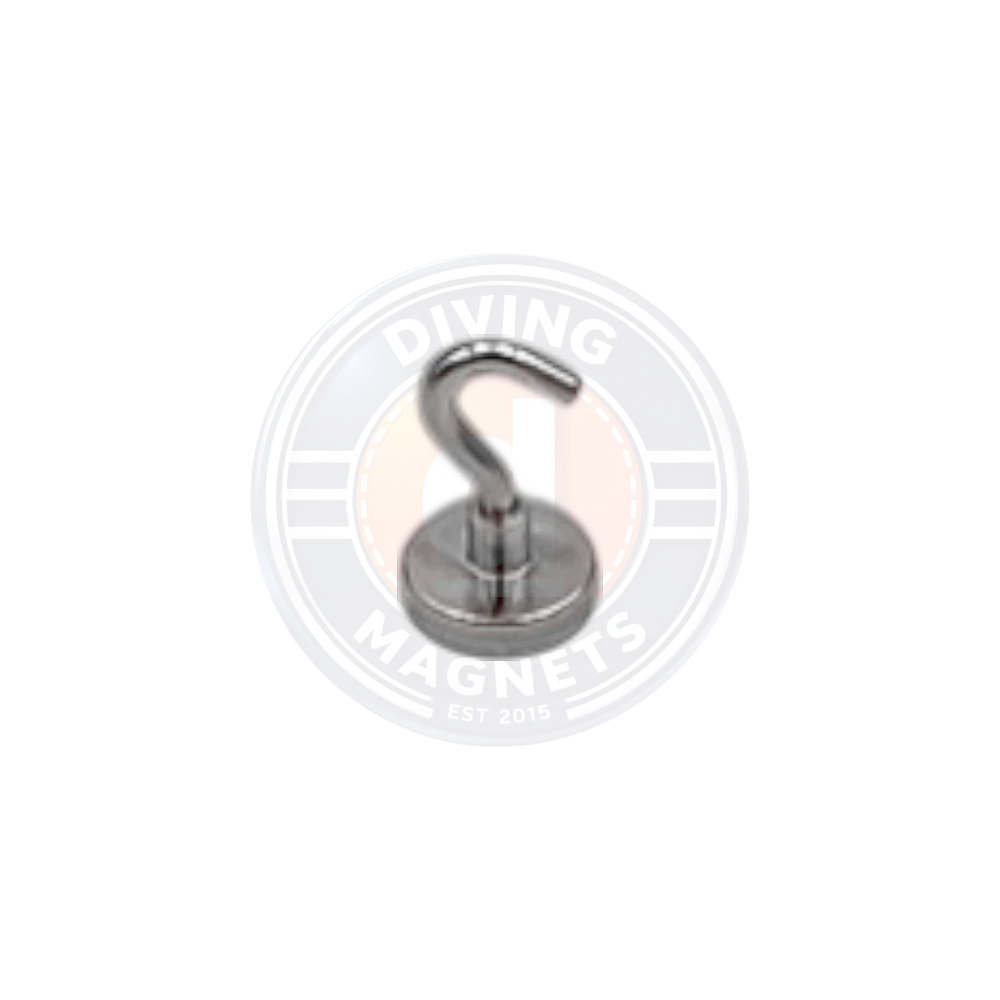 32mm neodymium magnetic hook for holding tools, cables, and accessories on metal surfaces