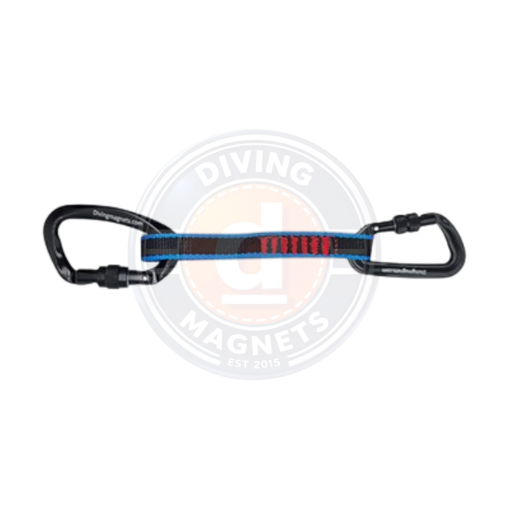 31cm industrial rescue lanyard used for safety attachment and equipment securing during offshore operations